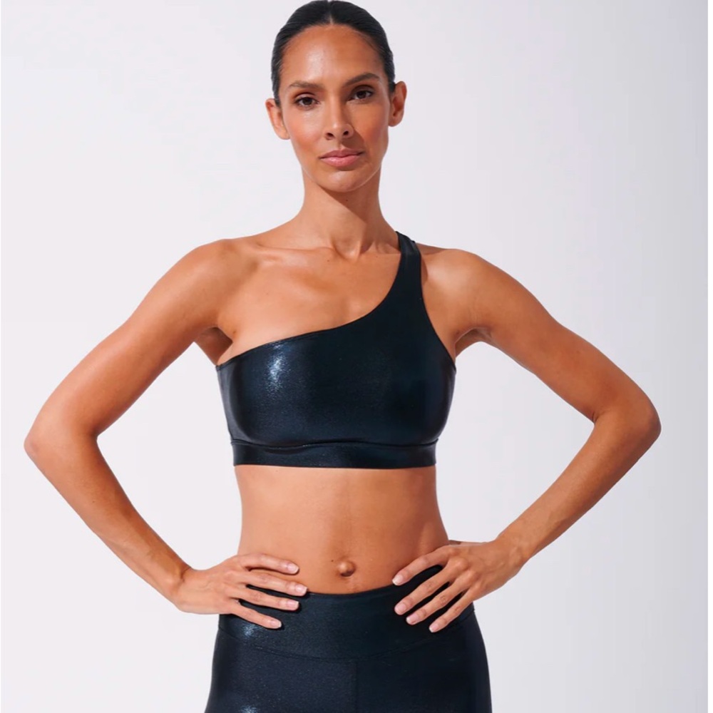 Heroine Sport COLD SHOULDER BRA [ONYX]